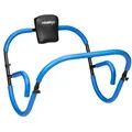Relaxdays Bauchtrainer AB Roller Blau Blau,Schwarz