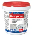 baufan® Spachtelmasse Alles-Spachtel Feinspachtel Ausbessern & Glätten, 1 kg Weiß für Innen