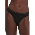 SIMONE PERELE Tanga Comete (1-St) Tanga - Atmungsaktiv - Aus französischer Spitze, Elastisches Material schwarz M