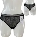 Simone Perele Damen Slip Comète Tanga Schwarz Gr. 38 / S NEU