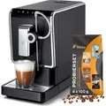 Tchibo Kaffeevollautomat Esperto Pro mit One Touch Funktion für Caffè Crema, Espresso und Milchspezialitäten, Anthrazit - INKLUSIVE Kaffeeprobie...