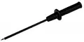 McPower Prüfspitze PS 20 | 4 mm Stecker | 65 mm Schaftlänge | Abrutschsicherung | Ideal für SMD-Komponenten & ICs | Schwarz