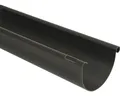 Marley Dachrinne Kunststoff halbrund Schokoladenbraun RAL 8017 RG 75 mm L = 3000 mm