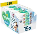 Pampers Harmonie Aqua Baby-Feuchttücher Paw Patrol 15 Packungen 48 Feuchttüchern