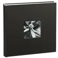 Hama 1898 Jumbo-Album Fotoalbum "Fine Art" 30x30cm 100 weiße Seiten Schwarz