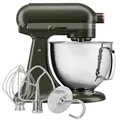 KitchenAid Artisan 5KSM180 Evergreen mit Design-Bowl Hammered Metal