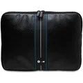 BMW Carbon & Blue Stripe Hülle einen 14′′ Laptop - Schwarz