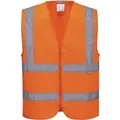PORTWEST® Warnweste mit Reißverschluss C375, Kl. 2, orange C375 , 1 Stück, Größe: L