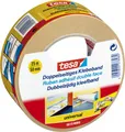 tesa Doppelseitiges Klebeband universal, 50 mm x 25 m sichere und dauerhate Verklebung, von Hand einreißbar (56172-3-1)