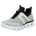 Rieker Sport Slip-On Sneaker Sportschuh, Halbschuh, Freizeitschuh in veganer Verarbeitung grün 39 EU