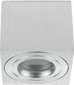 Sweet LED Aufbaustrahler Bad eckig flach Aluminium IP44 Aufbauspot