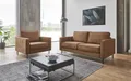 Sessel "Weston", braun, B:95cm H:81cm T:87cm, ATLANTIC HOME COLLECTION, Sessel, Sessel, im skandinavischem Stil, mit Wellenunterfederung