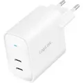 LogiLink USB-Steckdosenadapter, 2x USB-C, weiß, 65 Watt