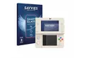 Savvies Displayschutzglas Schutzglas Panzer für Nintendo New 3DS, 3 Stück, Schutzfolie Display Schutz Glas Folie klar
