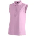Maier Sports Poloshirt Ulrike sleeveless Damen Polo, leichtes Shirt, ärmelloses Funktionsshirt, Regular Fit rosa 50 EU