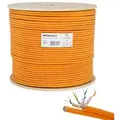 PremiumX CAT 7 Netzwerkkabel 250m LAN Kabel Duplex Kupferkabel Ethernet Datenkabel S/FTP PiMF PoE Eca Kat7 Verlegekabel Installationskabel für mühel