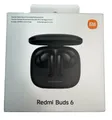 Xiaomi Redmi Buds 6 In-Ear Kopfhörer schwarz Bluetooth 36 h Laufzeit
