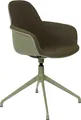2er Set Zuiver Albert Kuip Esszimmerstuhl drehbar Aluminium/Polyester