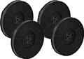 vhbw 4x Aktivkohlefilter kompatibel mit PKM 9031XW, 9039XW, 9031S, 9031X, S9039X, Duana, Ducia, Yuna Dunja, UBH300IX Dunstabzugshaube - 17,5 cm