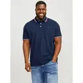 Jack & Jones PlusSize Poloshirt Paulus Polo bis Größe 6XL blau XXXL (62/64)