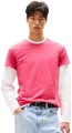 Tommy Jeans Herren T-Shirt Kurzarm Original Slim Fit, Rot (Vintage Cerise), S