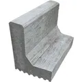Diephaus L-Bordstein Grau 24 x 40 x 18 x 6 cm
