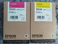 Original Epson T6133 Magenta + T6134 Gelb Tintenpatronen - DE Kostenlos Versand!