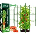 Tomaten Rankhilfe 4 Stück verstellbar Pflanzenstütze Garten Balkon