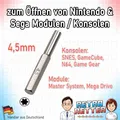 RetroRetter 4,5 mm Schraubendreher Schraubenzieher Bit z.B. für Gehäuse von SNES / N64 / GameCube/Game Gear Konsole