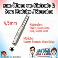 4,5 mm Schraubendreher Schraubenzieher Bit SNES N64 GameCube Game Gear Konsole