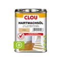 Clou Hartwachsöl farblos: Strapazierfähiges Holzöl für Innenbereiche, 2 in 1 Grundierung & Finish für Arbeitsplatten, Parkett, Treppen und Möbel im Innenbereich, 2,5 L