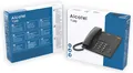 Alcatel T26 Analog Telefon in Schwarz mit Wandmontage