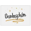 3 edle Dankeskarten Dankekarten Klappkarten +3 Umschläge Danke Karten Grußkarte