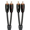 AudioQuest Tower Audiokabel, 2 x RCA auf 2 x RCA, Schwarz, Kupfer, 1 m