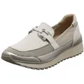 Caprice Slipper silberfarben|weiß 40 EU