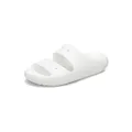 Crocs Unisex Erwachsene Classic Sandal v2 Sandalen, White, 42/43 EU