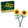 LEGO Botanicals Sunflowers - Yellow Faux Flowers Building Set - Desk Decoration