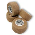 LisaCare Fingerpflaster selbsthaftend - elastisches, wasserfestes, staub- fett- und schmutzabweisendes Pflaster - HAUT - 4 Rollen á 2,5cm x 4,5m