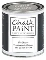 CHALK PAINT "Glitter ARGENTO" für alle Oberflächen - 250ml Matte Farbe auch für Möbel aus Holz & Wände - Holzfarbe und Möbelfarbe für Innen & Außenbereich