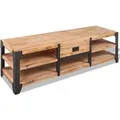 vidaXL TV-Schrank Massivholz Akazie 140x40x45 cm 243913