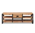 vidaXL TV-Schrank TV-Lowboard Akazienholz Massiv 140 x 40 x 45 cm