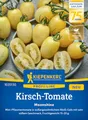 Kiepenkerl Kirschtomatensamen Moonshine F1 1035130 – Süße Mini-Pflaumentomate in außergewöhnlichem Weiß-Gelb mit hoher Widerstandskraft – Tomatensamen für Gewächshaus & Freiland