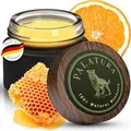 PALATURA 100% Natural Woodcare, natürliche Holzpflege, Premium Holzwachs, Holzschutz innen und außen, Möbelwachs, Möbelpflege mit Bienenwachs und Leinöl, 100ml, sehr ergiebig