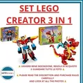 LEGO Creator 3‑in‑1 Super Roboter & Roter Drache – Wiederaufbaubar Set 6+