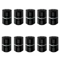 FABER-CASTELL 205249 - Dreifachspitzdose Grip 2001, schwarz, 10 Anspitzer mit Behälter für Druchmesser 8-10 mm