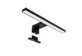 Maxkomfort LED Spiegelleuchte Badezimmer, 30/60cm, schwarz/weiß/chrom/acryl - IP44, LED fest integriert, Neutralweiß, Moderne Badbeleuchtung, Schranklicht, Schminklicht, ohne Schalter