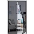 Magnetic fly screen for balcony doors, 80x190cm; magnetic fly curtain for pat...