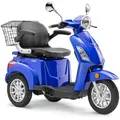 Luxxon E-Dreirad E3800 20 km/h (Mofa-Klasse) blau