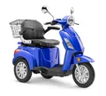 Elektroroller LuXXon E3800 - Elektro Dreirad Seniorenmobil mit 800 Watt, blau