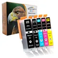 5er-Set Druckerpatronen ersetzt PGI-570 CLI-571 Canon PIXMA MG5750-5753 MG6850-6852 MG7750-7751 TS5050-5055 TS6050-6052 TS8050 TS8051-8053 TS9050-9055